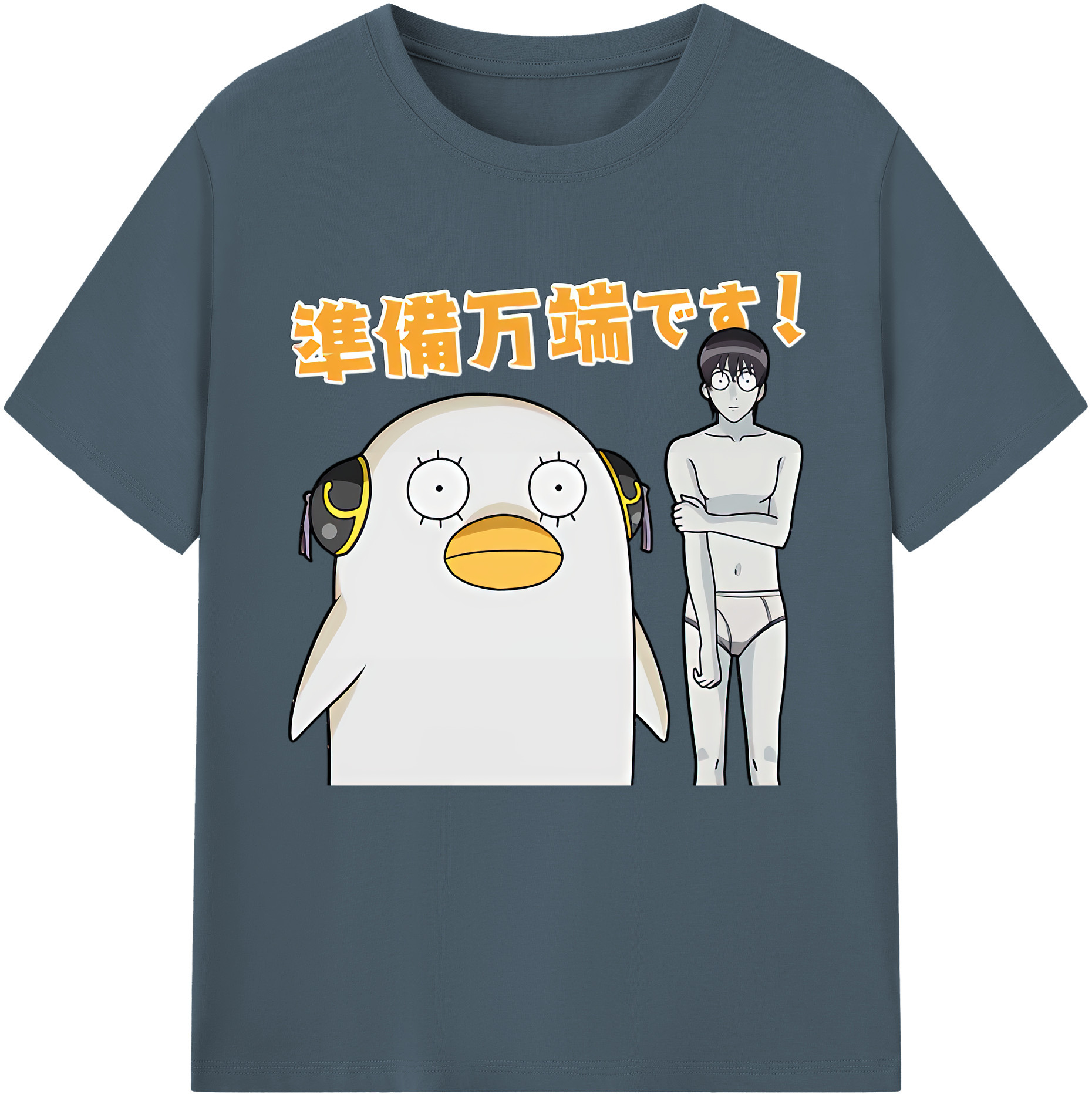 （画像用） ぎんたま 坂田銀時（さかたぎんとき） 神楽 志村新八（しむら しんぱち） GINTAMA Sakata Gintoki Kagura Shimura Shinpachi 綿100％半袖Tシャツ（フロントプリント）